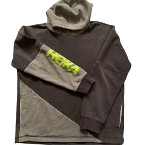 Size Medium Large HOKA One One All Day Hoodie Sweatshirt Pullover Gray Unisex
